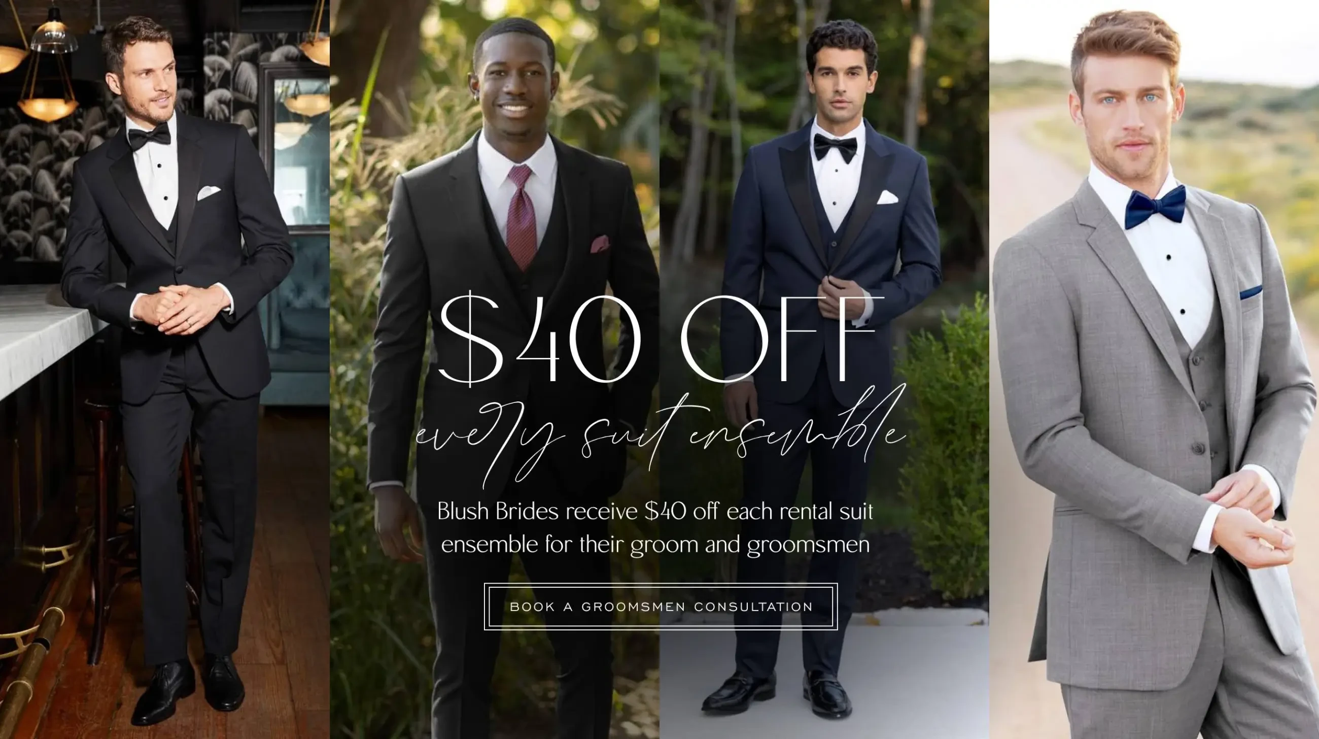 $40 Off Every Suit Ensemble