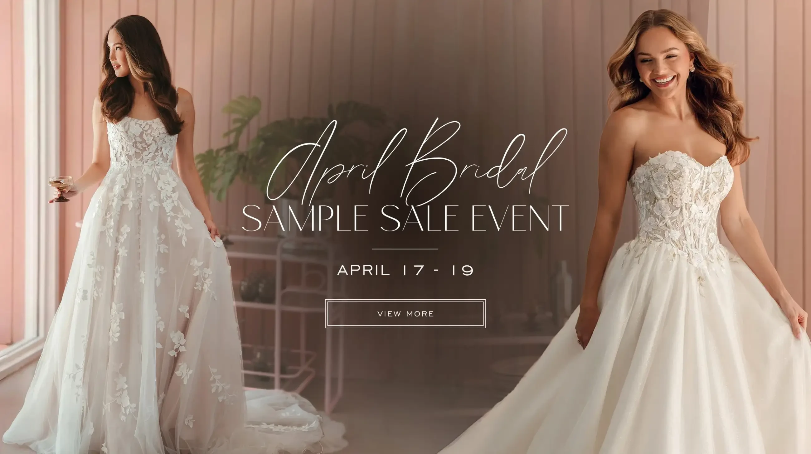 April Bridal Sample Sale