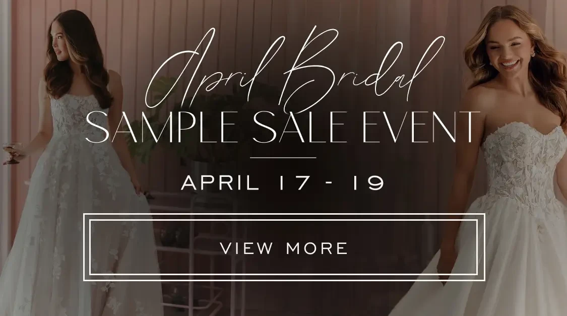 April Bridal Sample Sale