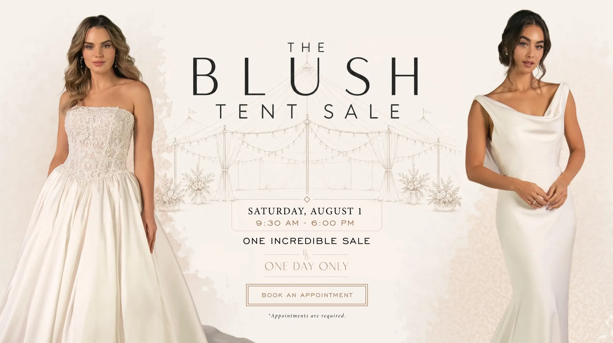 The Blush Tent Sale